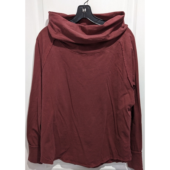 Free People (We The Free) | Don't You Want Me Tee in Wine - Picture 5 of 13